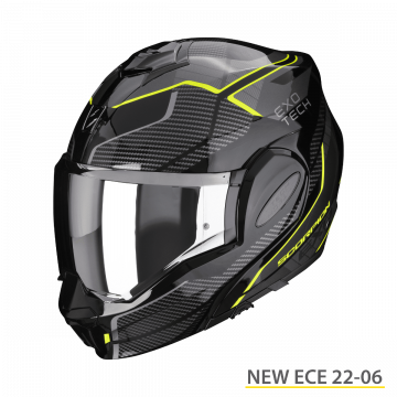 Scorpion Exo-Tech Evo Animo Noir Jaune Fluo