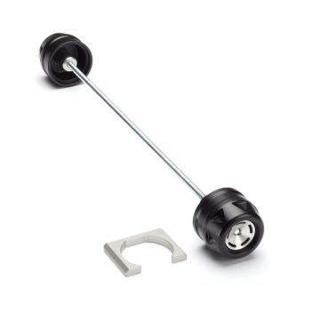 REAR AXLE PROTECTOR-BLCK-SLVR