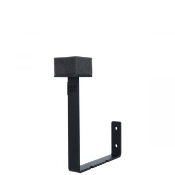 Gray steel X3 helmet & gear wall mount 