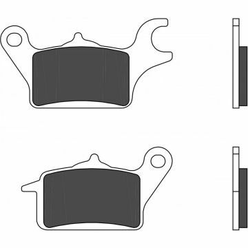 07102CC BRAKE PADS ORGANIC