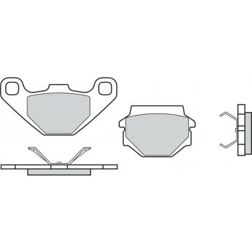 07BB07TT BRAKE PADS ORGANIC