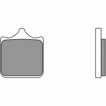 07BB33RC BRAKE PADS ORGANIC RACING