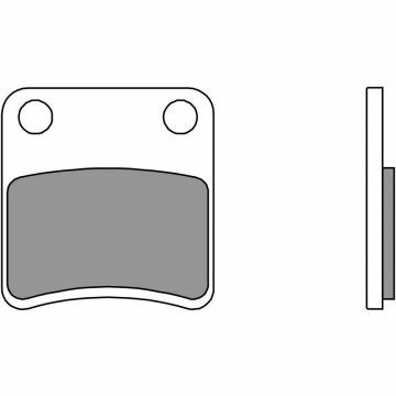 07GR19CC BRAKE PADS ORGANIC