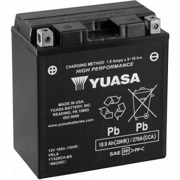 YUASA YTX20CH-BS HPMF Accu