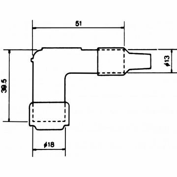 8060 SPARK PLUG CAP LD05F