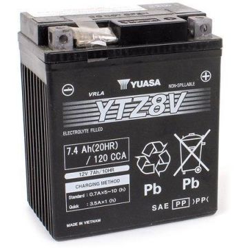 YUASA YTZ8V (WET) Accu